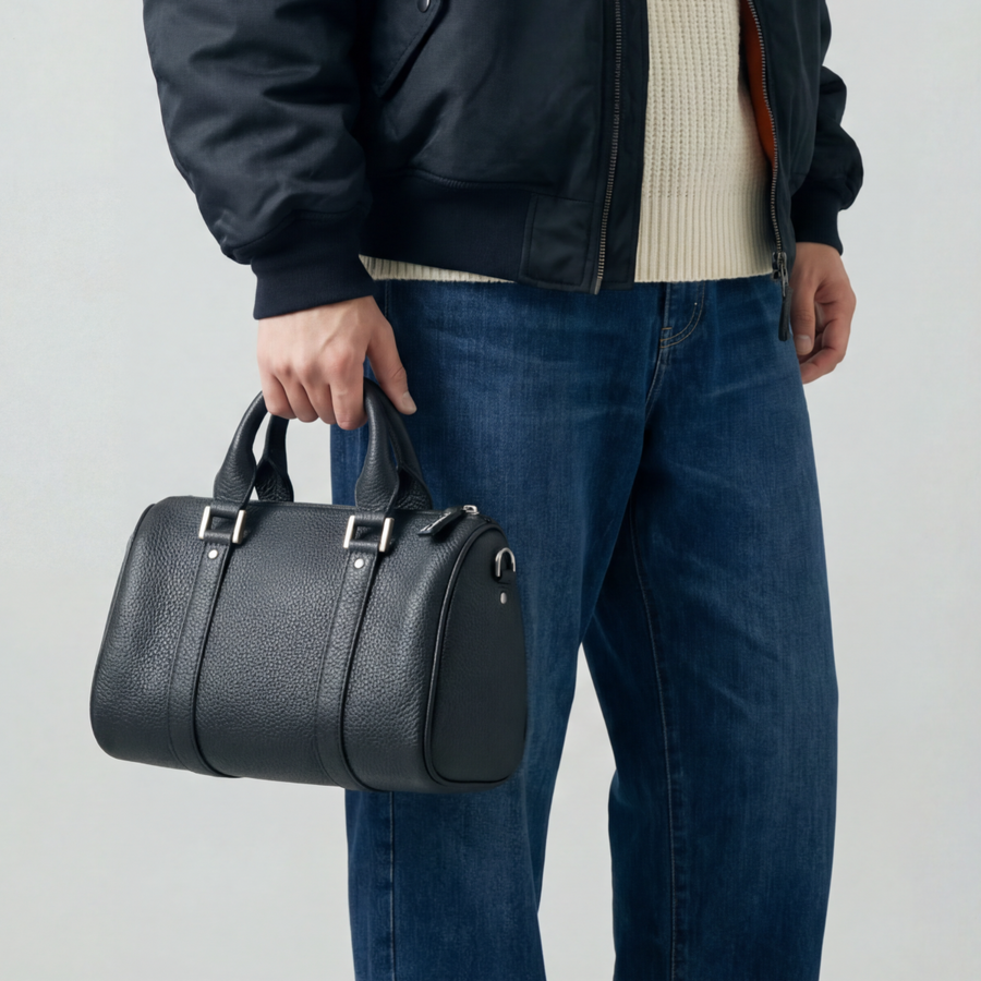 BR715/Emboss Mini BostonBag